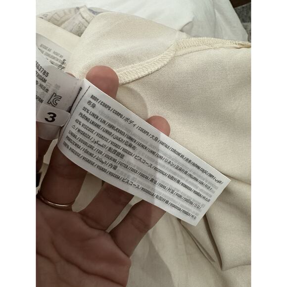 Abercrombie & Fitch Tiered Linen Midi Skirt Multi Print Small Tall Bloggers - Picture 9 of 9